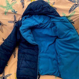 Under Armour Boys Jacket XL, Puffer Reversible Blue